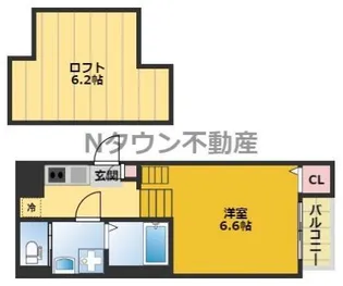 カレラ【1階】の間取り