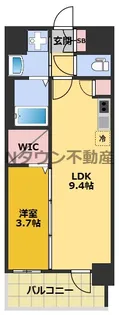 エステムコート名古屋TWIN WEST【11階】の間取り
