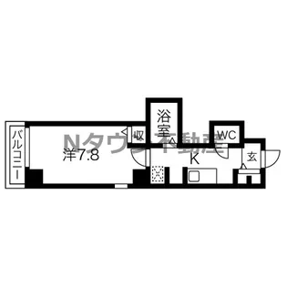 アンジュール栄【302号室】の間取り