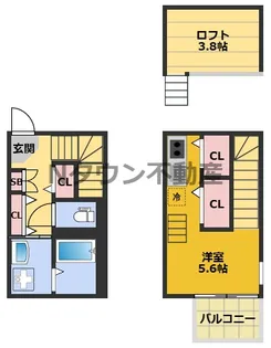 ハーモニーテラス上石川町Ⅱ【1階】の間取り