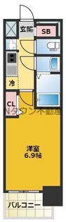 プレサンス東別院駅前Ⅱ【11階】の間取り