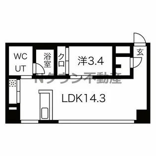 コレクション名駅Ⅲ【2階】の間取り