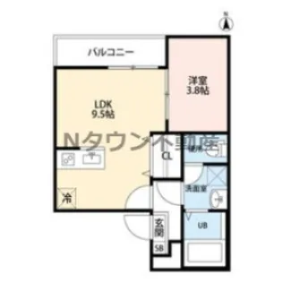 T.A長筬町4丁目【1階】の間取り