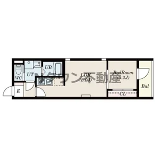 Patina岩塚(パティーナイワツカ)【1階】の間取り