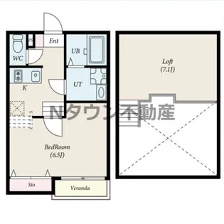 Creo栄生壱番館【1階】の間取り