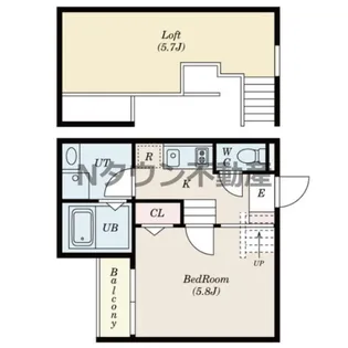 Creo吹上【2階】の間取り