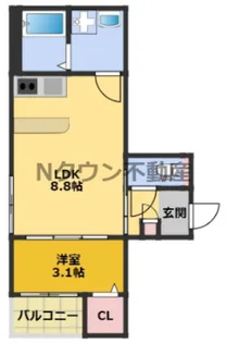 fika黒川【2階】の間取り