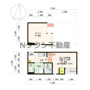 Stage 名駅【1階】の間取り