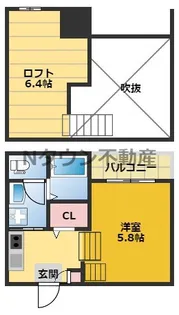 Clover Court OZONE【1階】の間取り