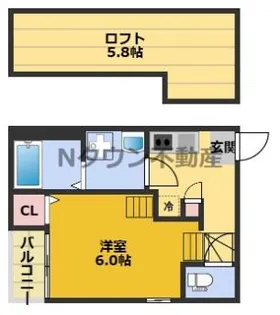 ハーモニーテラス東水切町【1階】の間取り