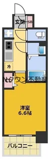 メイクス名駅南Ⅱ【3階】の間取り