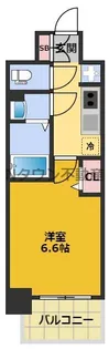 メイクス名駅南Ⅱ【2階】の間取り