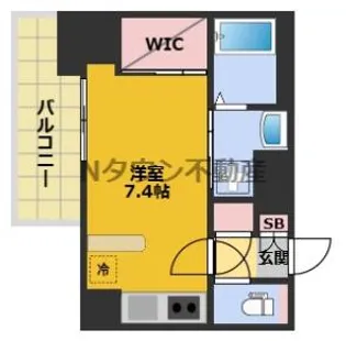S-RESIDENCE庄内通駅前curere【2階】の間取り