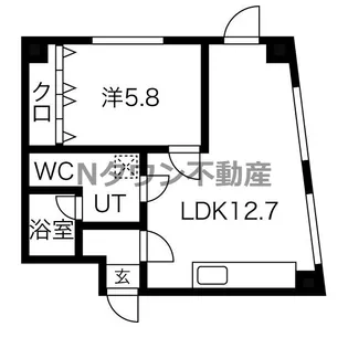 ISM松原【2階】の間取り