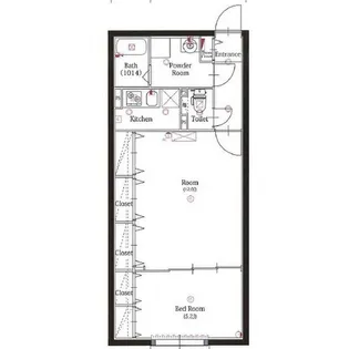 クレストタップ名古屋ウエスト【2階】の間取り