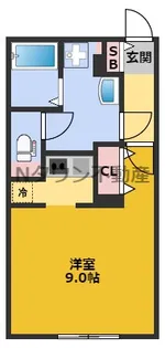 クレストタップ名古屋ウエスト【5階】の間取り