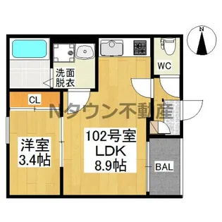 REGALEST LOTUS【1階】の間取り