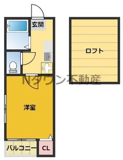 TKロイヤルコーポ【2階】の間取り