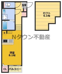 stage 黒門町【1階】の間取り