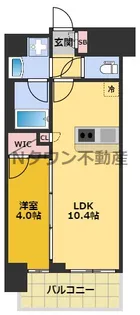 プレサンス ロジェ 車道駅前SOUTH【13階】の間取り