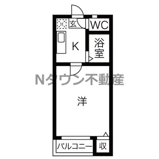 オークヴィラ黒川【2階】の間取り