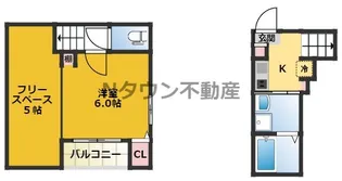 ロレイアム【1階】の間取り