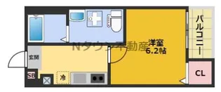 ペトリコール砂田【3階】の間取り