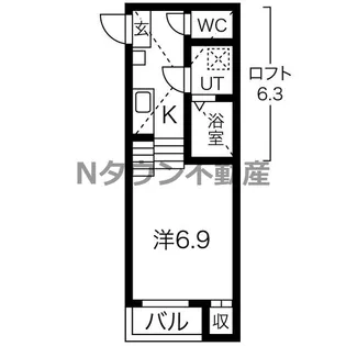Villa Emilia【205号室】の間取り