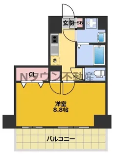 ディアレイシャス東別院Ⅳ【2階】の間取り