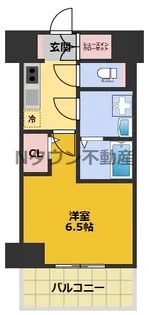 ディアレイシャス東別院Ⅳ【6階】の間取り