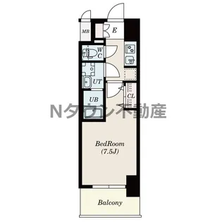 S-RESIDENCE豊国通【14階】の間取り
