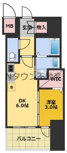エステムコート名古屋葵【5階】の間取り