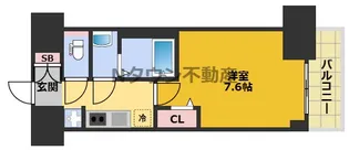 SHOKEN Residence 名古屋〈太閤通〉【4階】の間取り