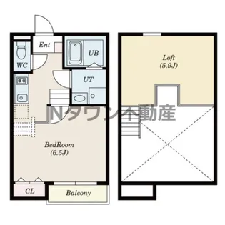 Creo中村公園参番館【202号室】の間取り