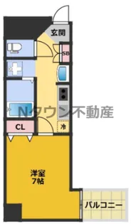 レジデンス名古屋千代田【7階】の間取り