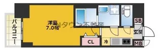 S-RESIDENCE名駅North【9階】の間取り
