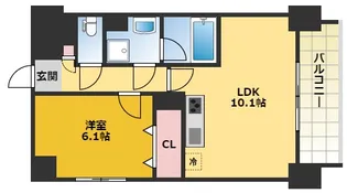 エスペランサ浄心【5階】の間取り