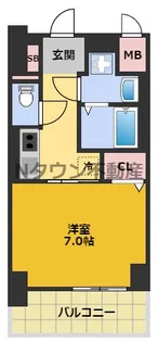 S-RESIDENCE浄心East【8階】の間取り