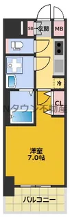 S-RESIDENCE茶屋ヶ坂【9階】の間取り