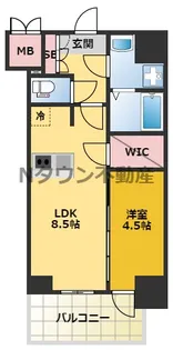 プレサンス桜通ザ・タイムズ【6階】の間取り
