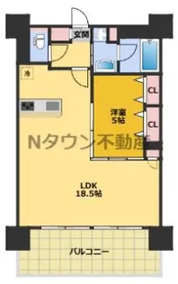 プレサンスロジェ丸の内テラス【503号室】の間取り