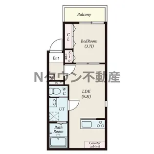 グランフェリオ【3階】の間取り