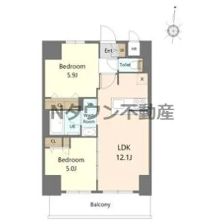 S−RESIDENCE高岳ardent【14階】の間取り