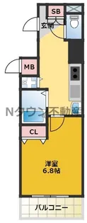 プレサンス覚王山D-StyleⅡ【9階】の間取り