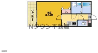 Taste中村公園【1階】の間取り