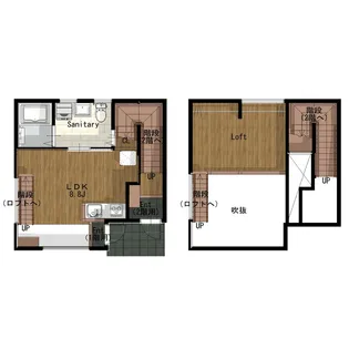 ESPRESSO岩塚【1階】の間取り