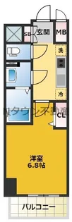 プレサンス新栄リベラ【13階】の間取り