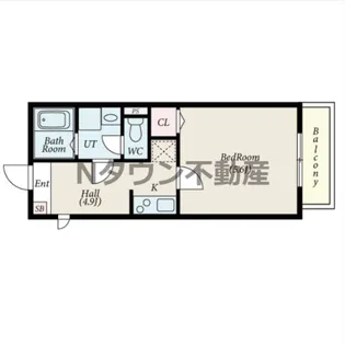 Gallery庄内通(ギャラリーショウナイドオリ)【201号室】の間取り