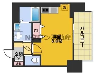 ArtizA金山【9階】の間取り