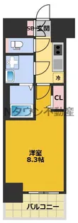 ディアレイシャス名古屋太閤通Ⅳ【3階】の間取り
